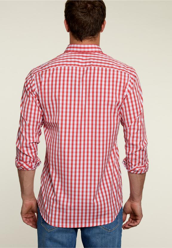 Custom Fit Checked Shirt Multi - Mix