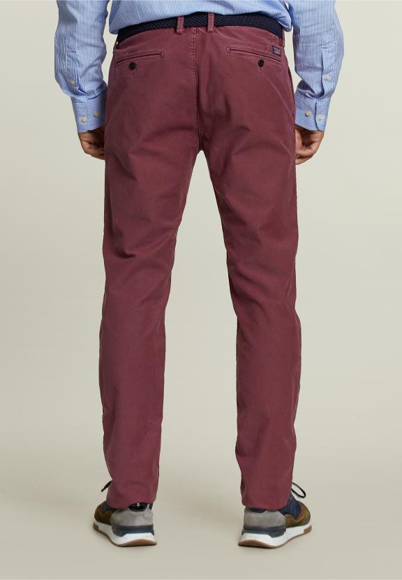 Chino en Coton Coupe Slim Médoc - Rose - W