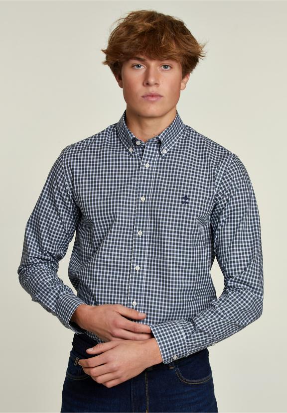 Chemise à Carreaux Sur Mesure Multicolore - W