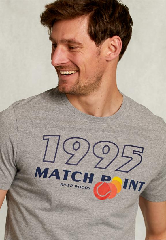 Normal Fit Basic T-Shirt Grey Mel - Gris