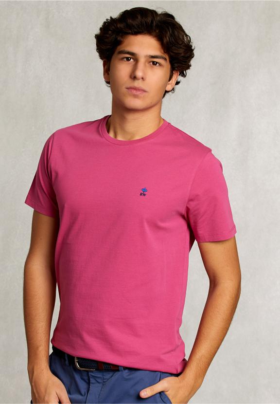 Custom Fit Pima Cotton T-Shirt Amaranth - Rose