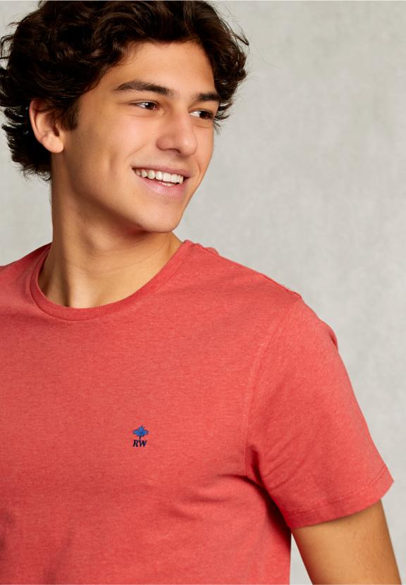 Custom Fit Pima Cotton T-Shirt Cosmopolitan Mix - Rose