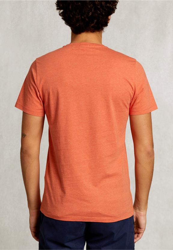 Custom Fit Pima Cotton T-Shirt Dk Serengeti Mix - Orange