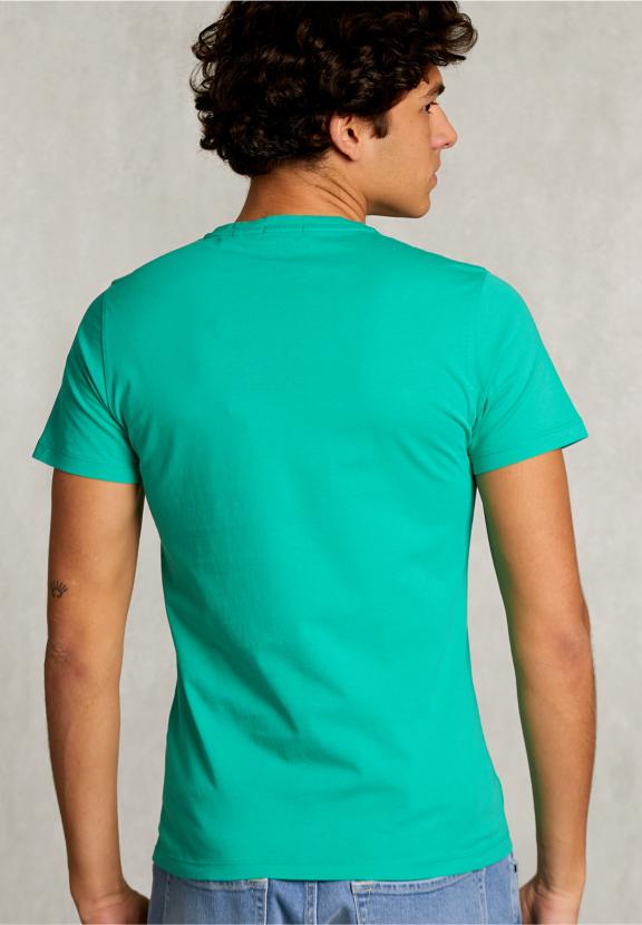 Custom Fit Pima Cotton T-Shirt Moscow Mule - Vert