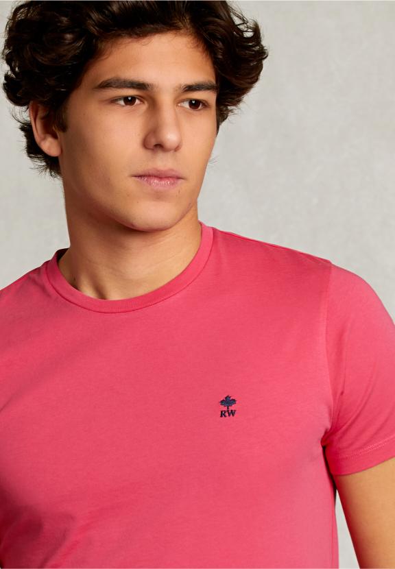 Custom Fit Pima Cotton T-Shirt Popstar - Rose
