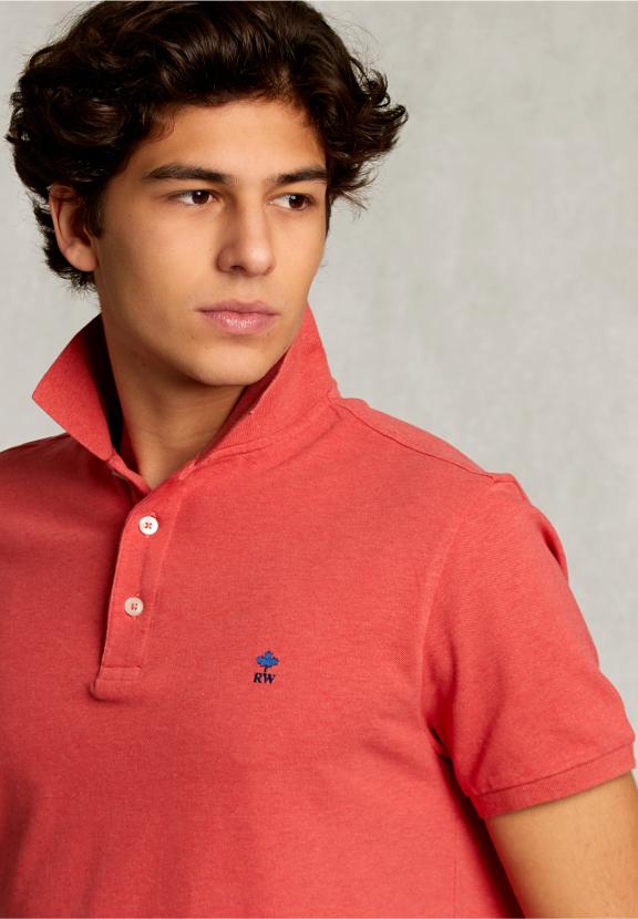 Custom Fit Pima Cotton Polo Dk Cosmopolitan Mix - Rose