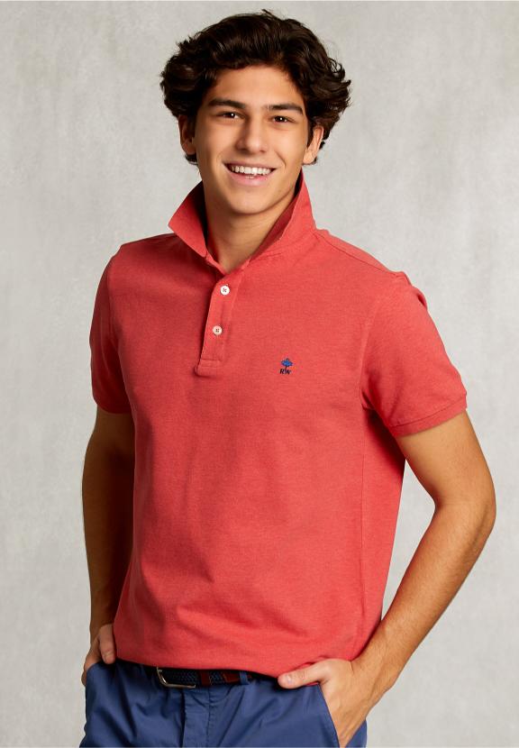 Custom Fit Pima Cotton Polo Dk Cosmopolitan Mix - Rose