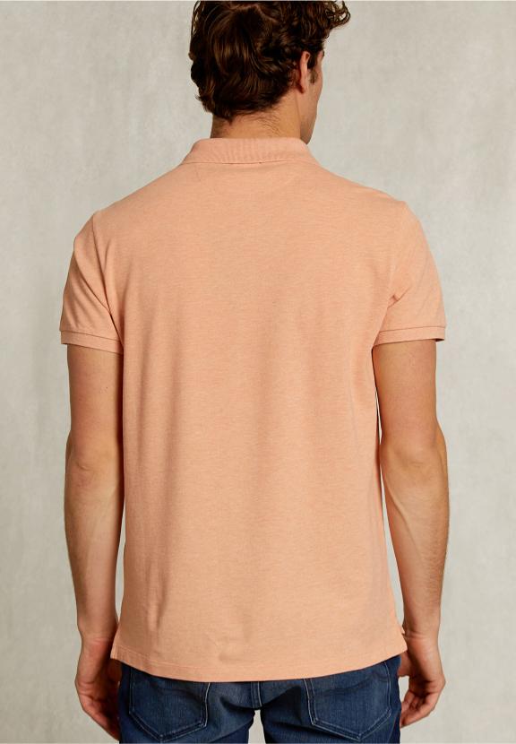 Custom Fit Pima Cotton Polo Tsavo Mix - Orange