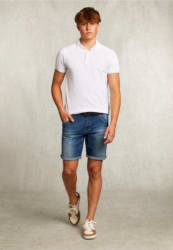 Basic Pima Pique Cf Ss - Blanc