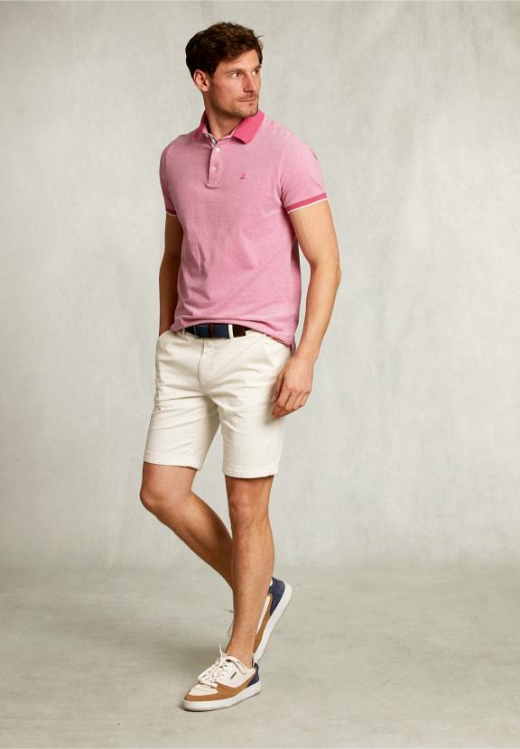 Custom Fit Cotton Polo Amaranth - Rose