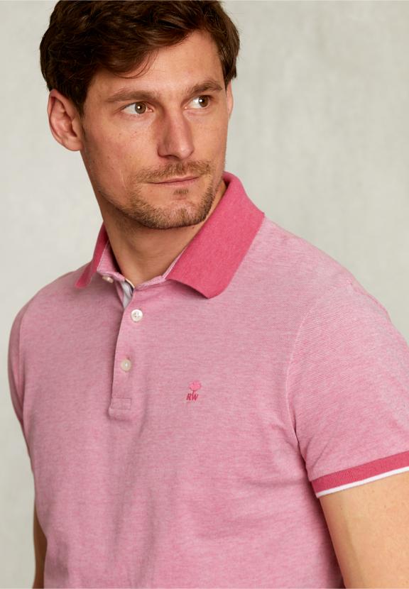 Custom Fit Cotton Polo Amaranth - Rose