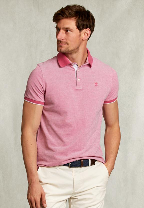 Custom Fit Cotton Polo Amaranth - Rose