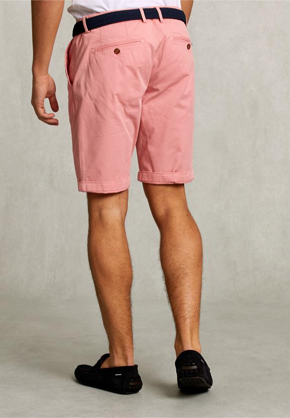 Cotton Chino Short Peach - Orange
