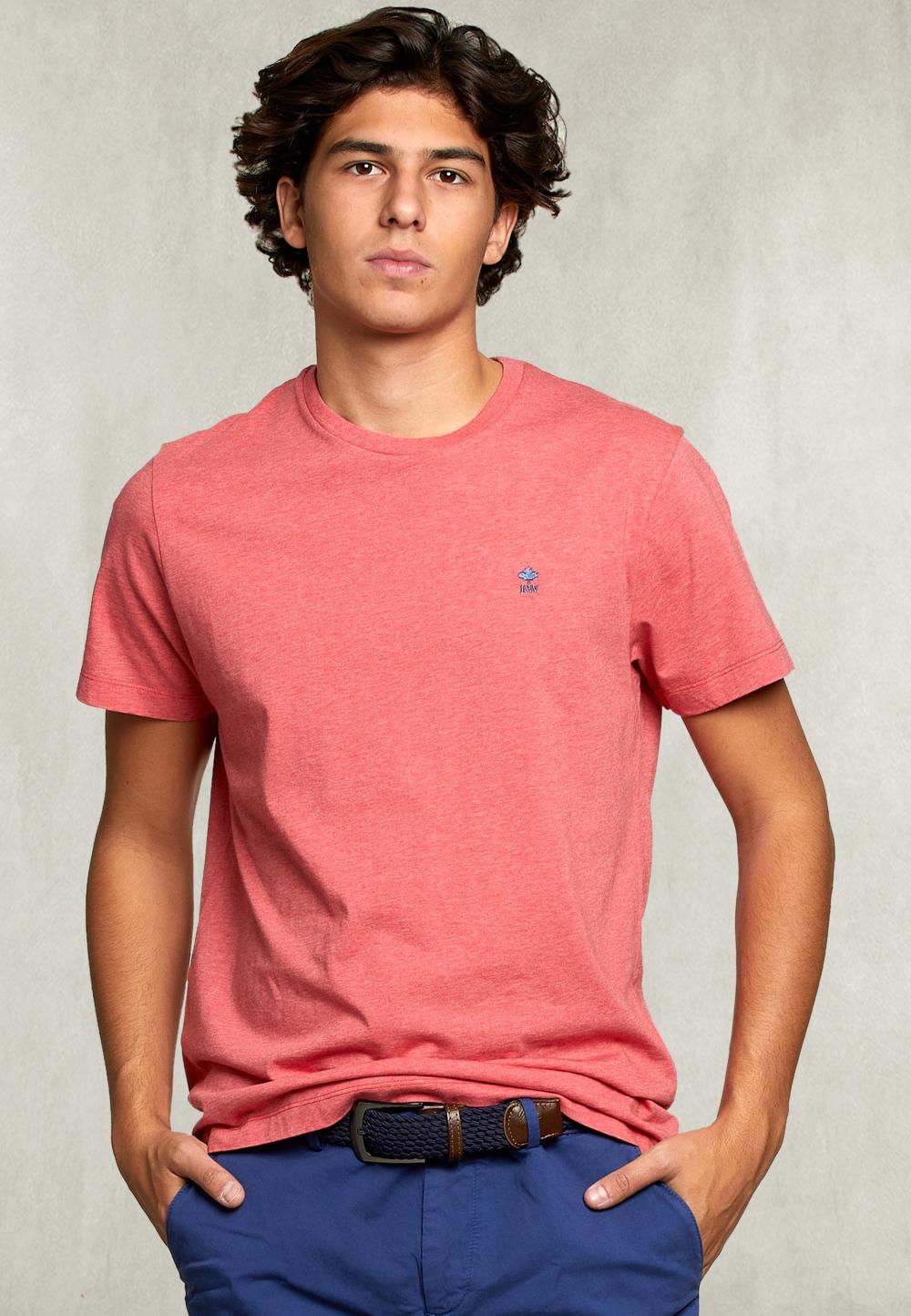 Custom Fit Pima Cotton Crew Neck T-Shirt Punch Mix - Rose