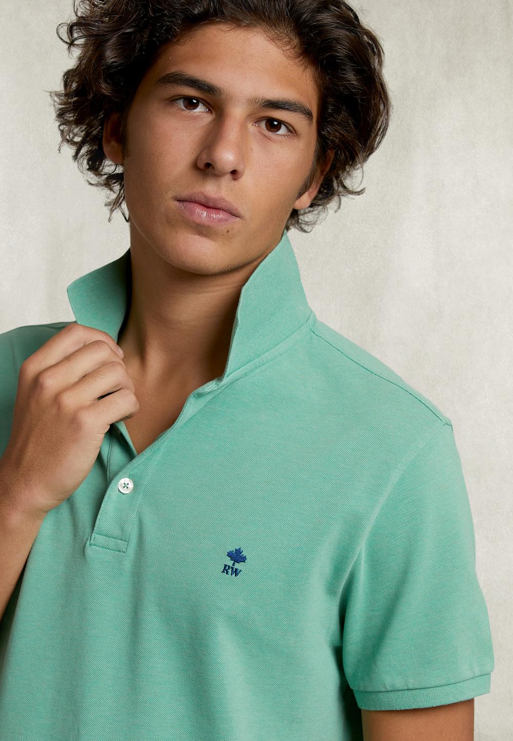 Custom Fit Pima Cotton Polo Margarita Mix - Vert