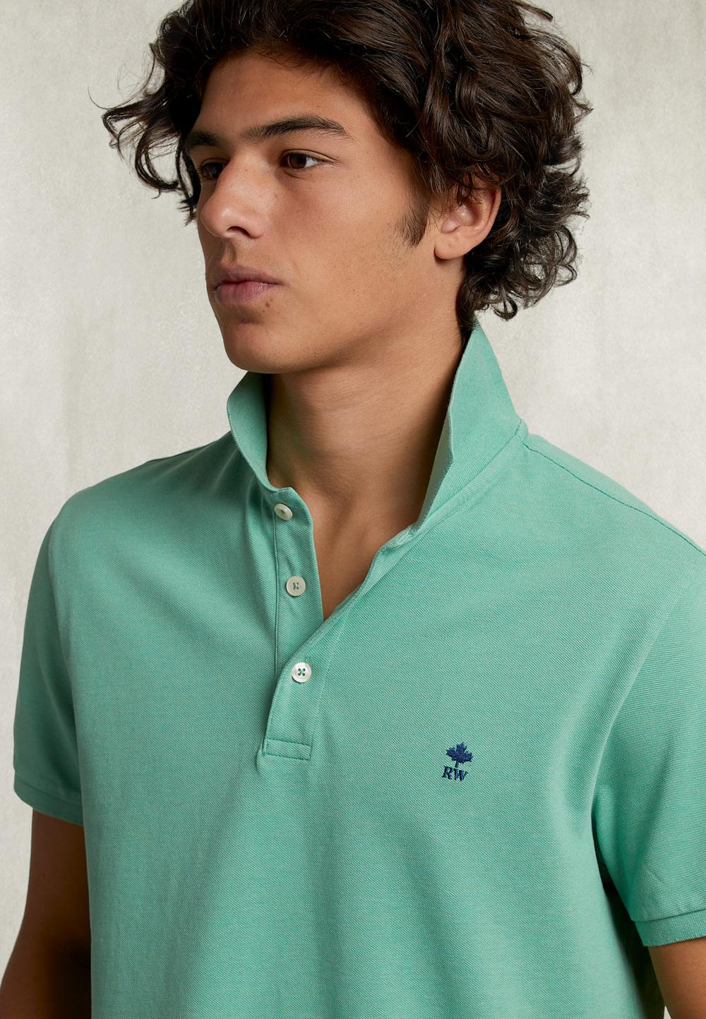 Custom Fit Pima Cotton Polo Margarita Mix - Vert