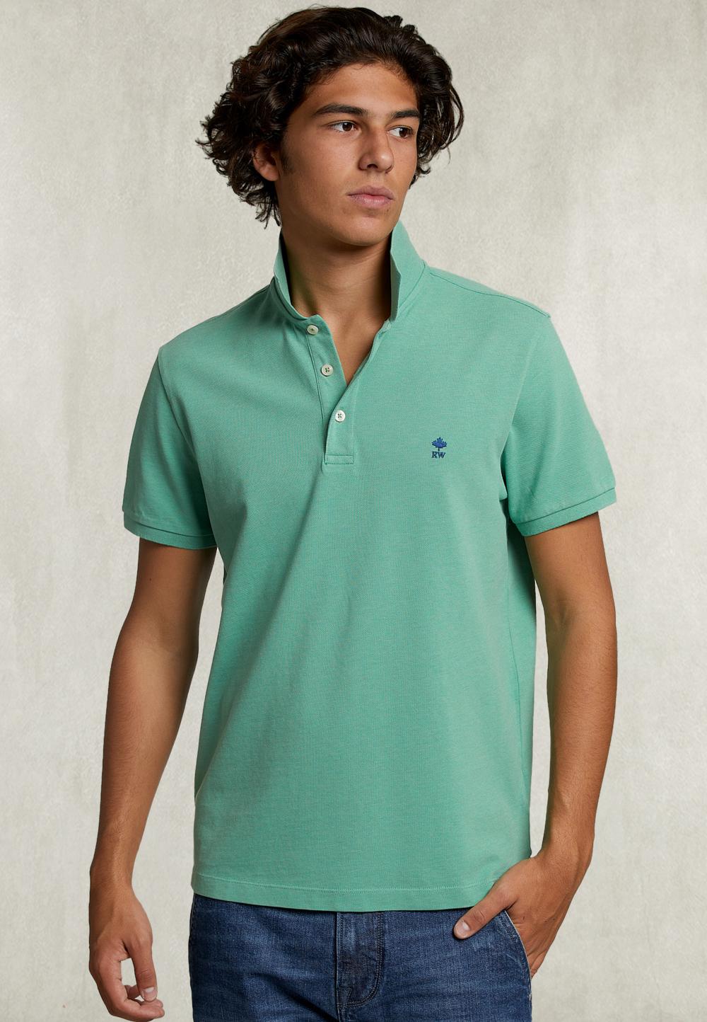 Custom Fit Pima Cotton Polo Margarita Mix - Vert