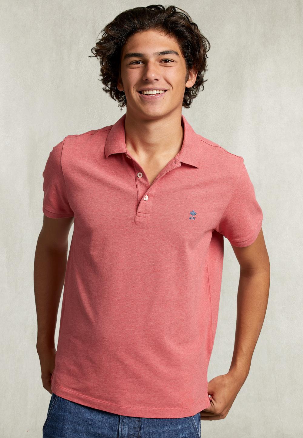 Custom Fit Pima Cotton Polo Punch Mix - Rose