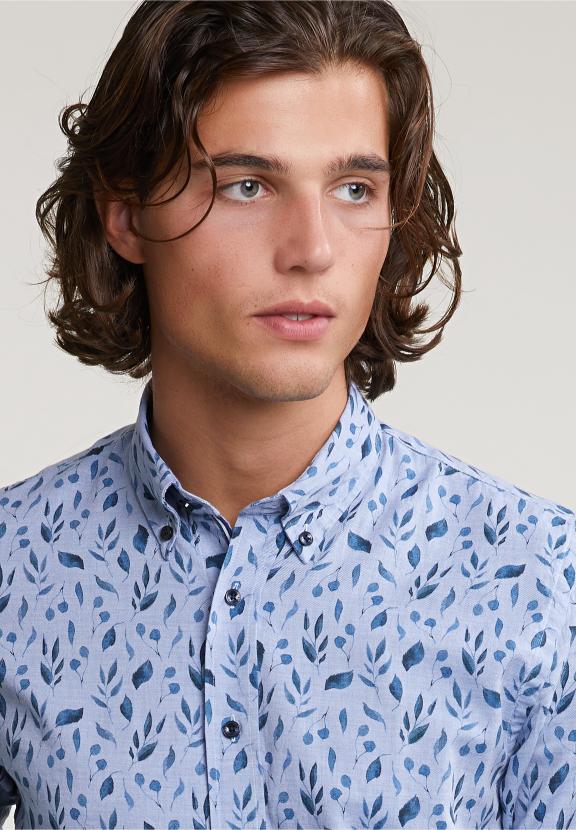 Custom Fit Fantasy Shirt Blue - Bleu