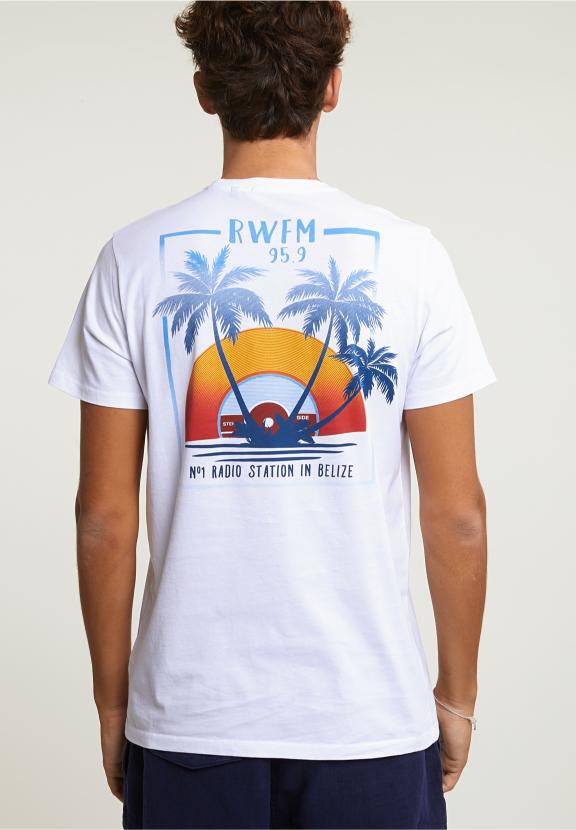 Custom Fit Fantasy T-Shirt Chest Pocket White - Blanc