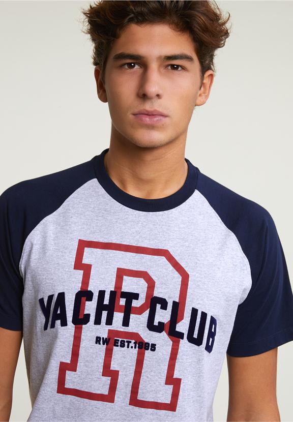 Custom Fit Fantasy T-Shirt Oyster Mix - Gris