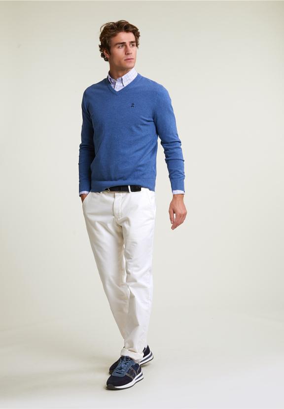 Custom Fit Checked Shirt Red/Blue - Mix