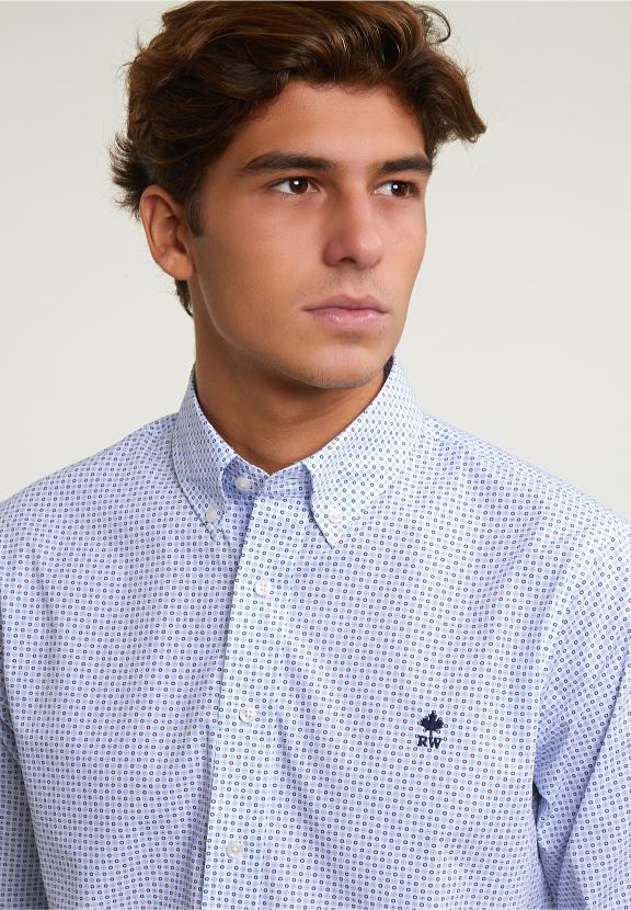 Custom Fit Fantasy Shirt Blue - Mix