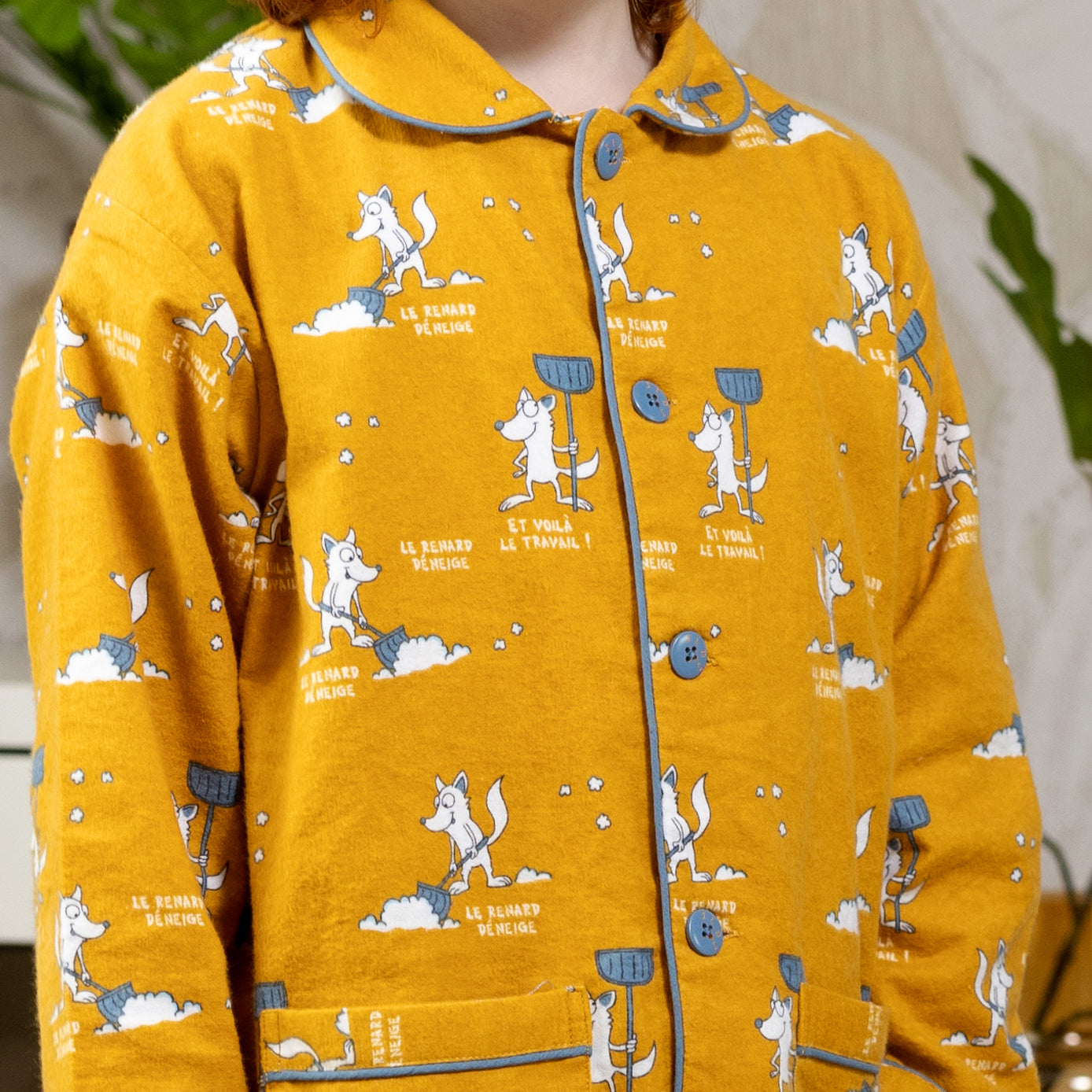 Pyjama Flannelle  - Boy/Girl - Ocre