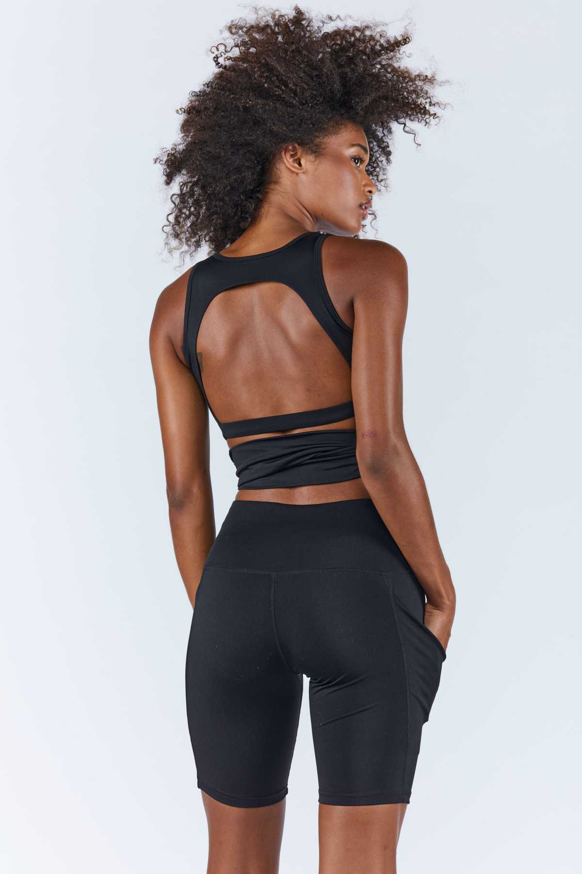 Short Cycliste Bella - Noir