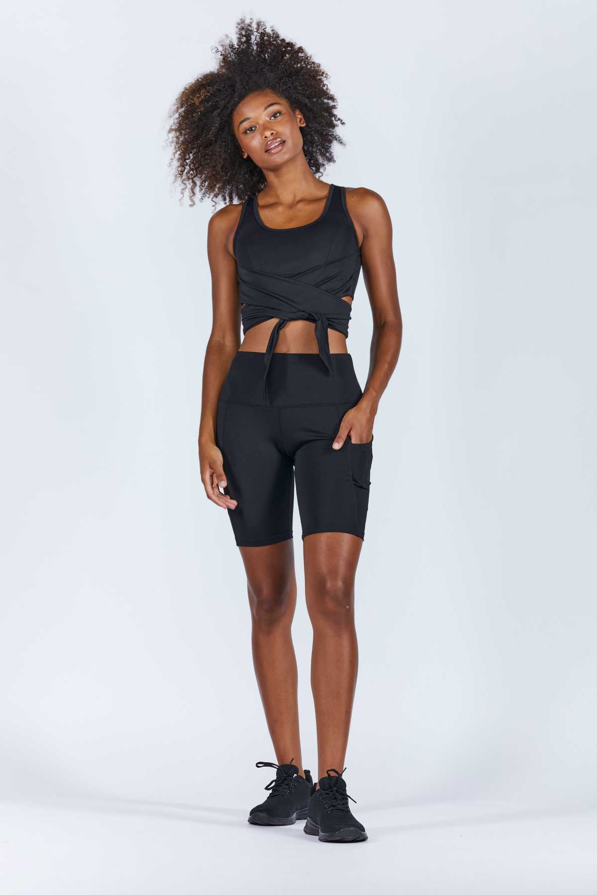 Short Cycliste Bella - Noir