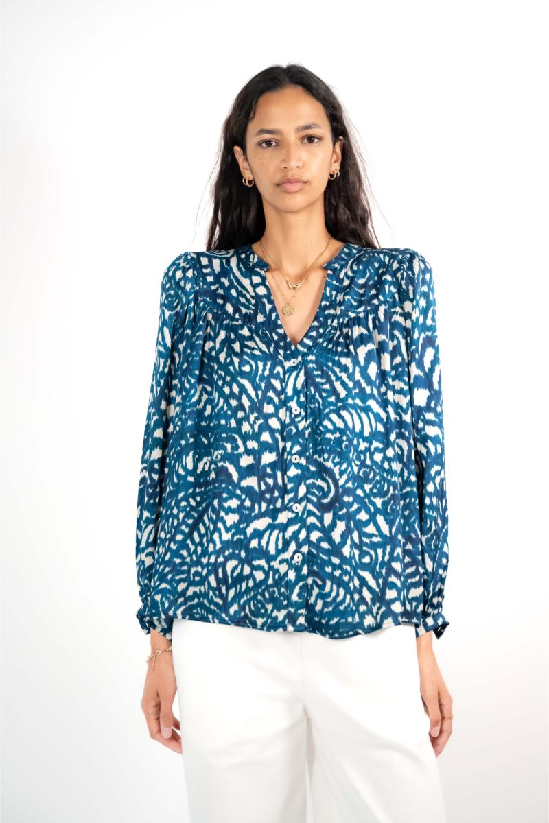 Chemise - Sydney - Indigo Cashmere