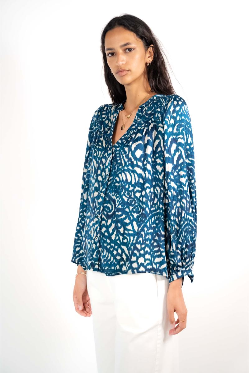 Chemise - Sydney - Indigo Cashmere
