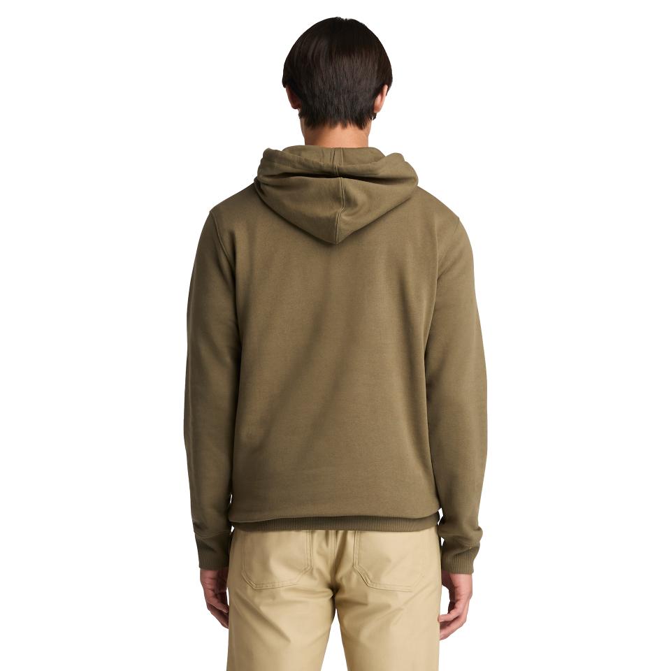 Kennebec River Tree Logo Hoodie Leaf Green