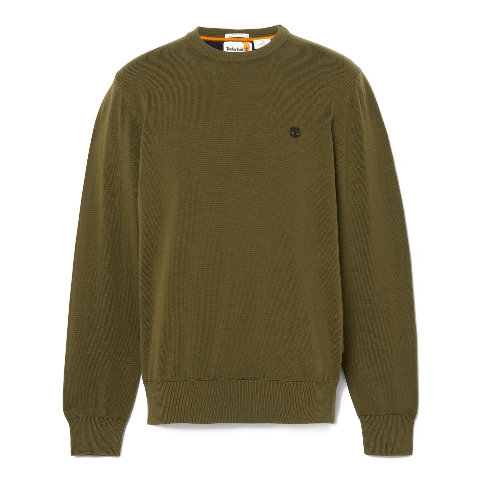 Williams River Cotton Yd Sweater Dark Olive