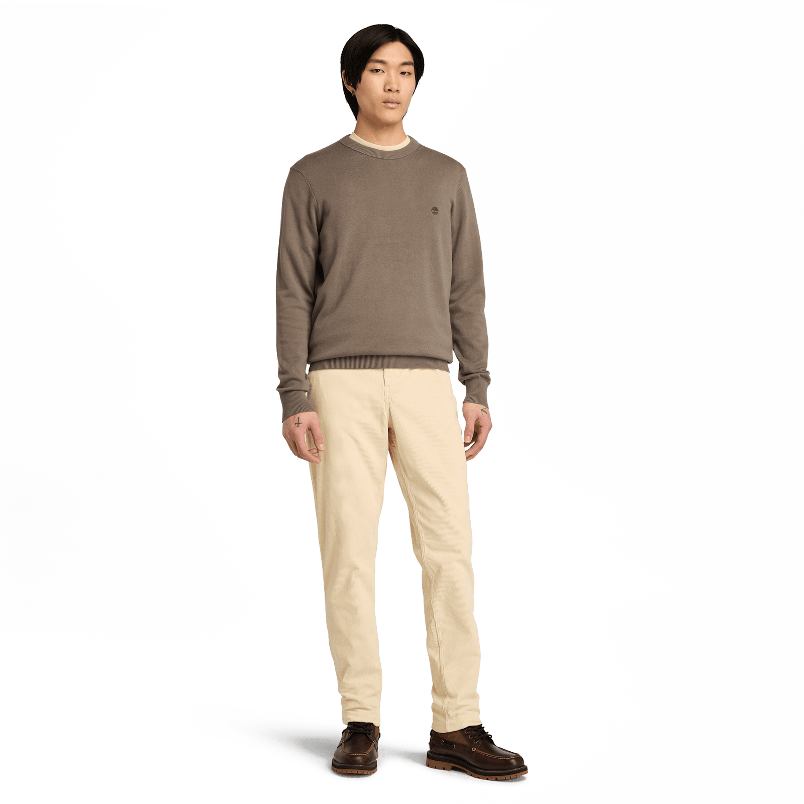 Williams River Cotton Yd Sweater Chocolate Chip