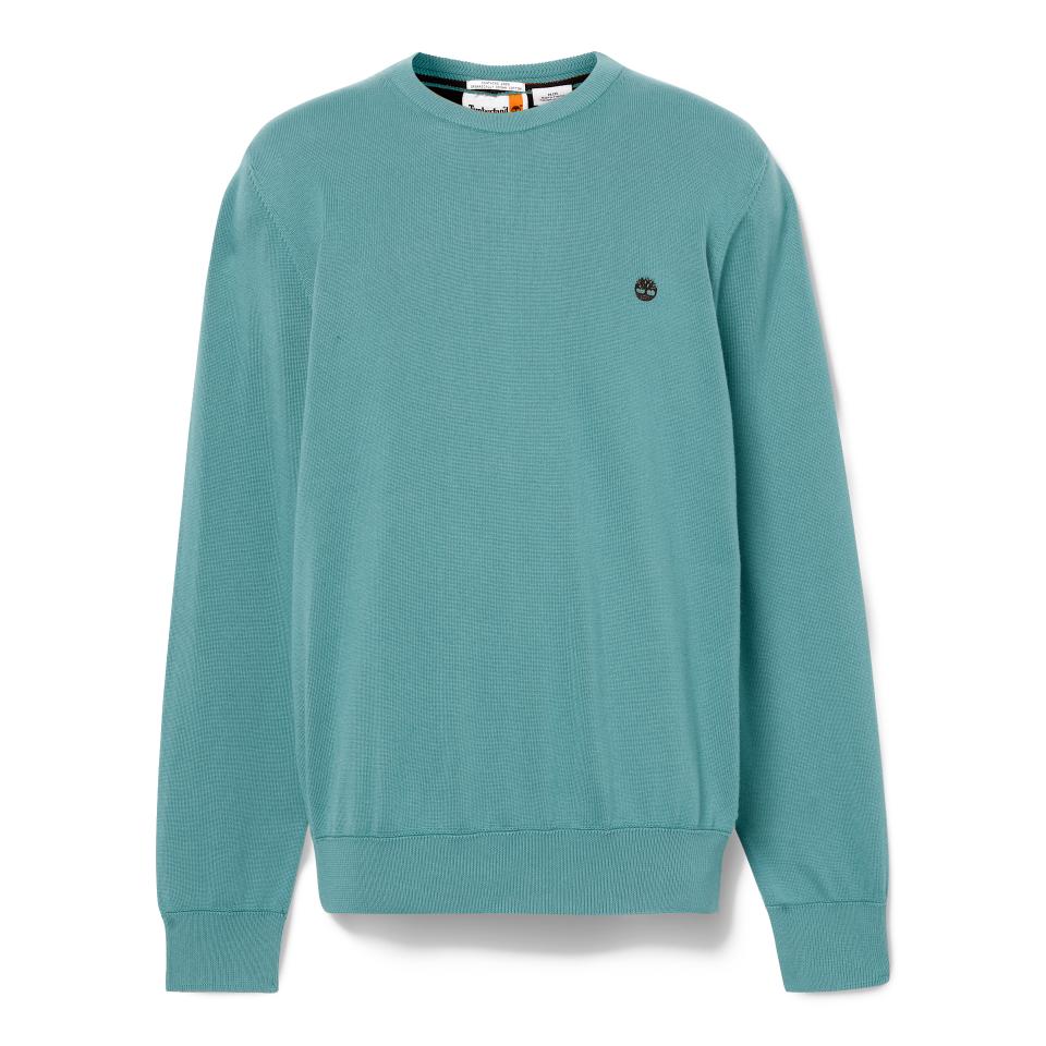 Williams River Cotton Yd Sweater Sea Pine