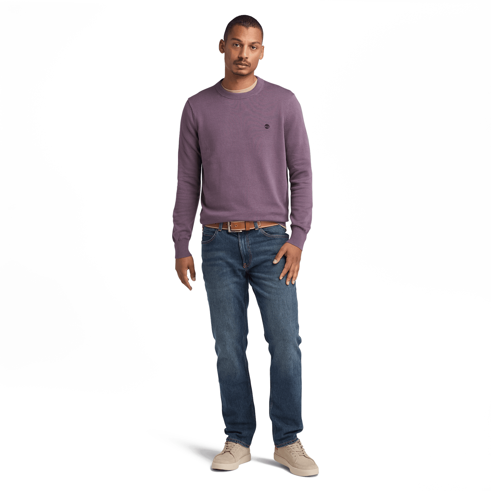 Williams River Cotton Yd Sweater Vintage Violet