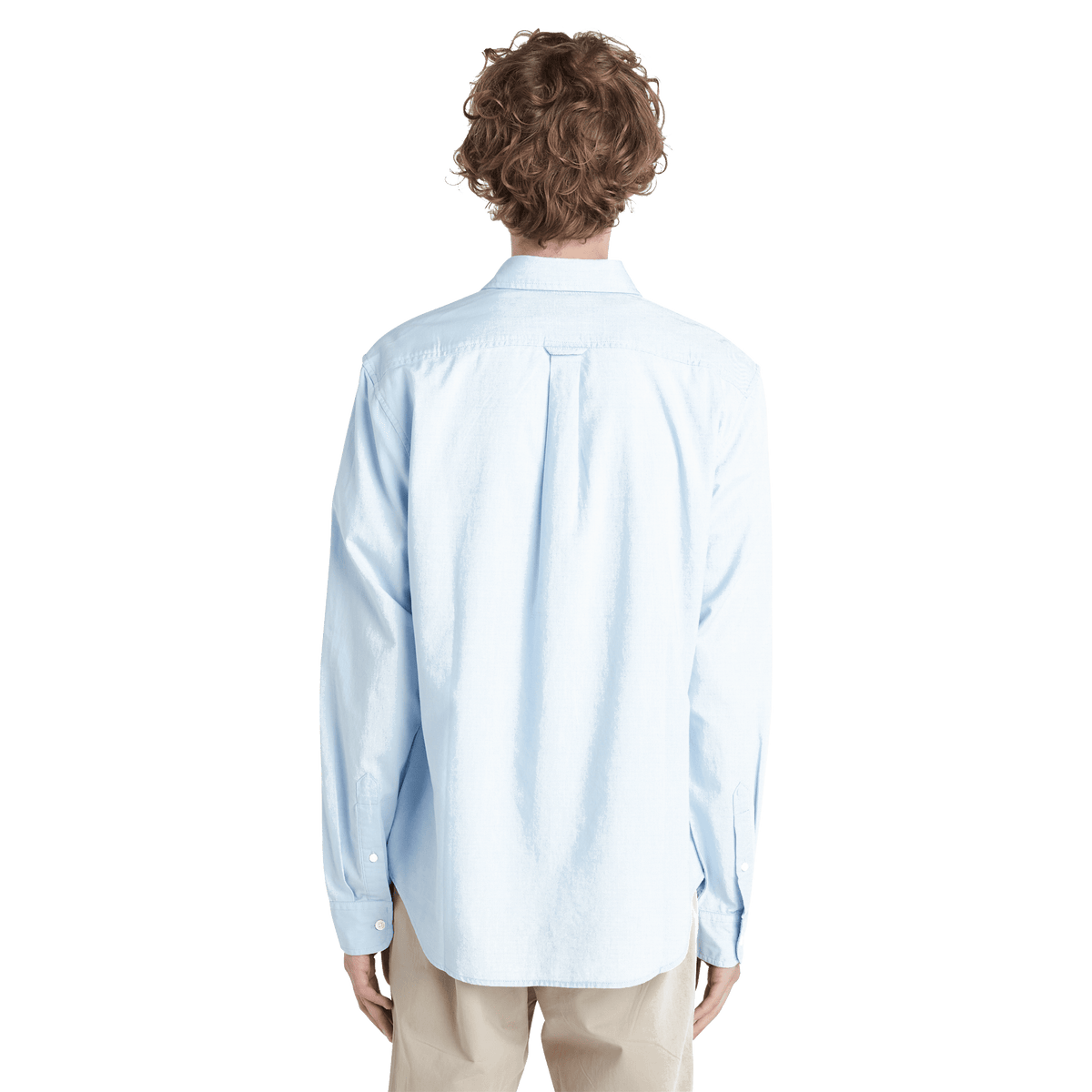 Gale River Yarn Die Oxford Long Sleeve Shirt Skyway Yd