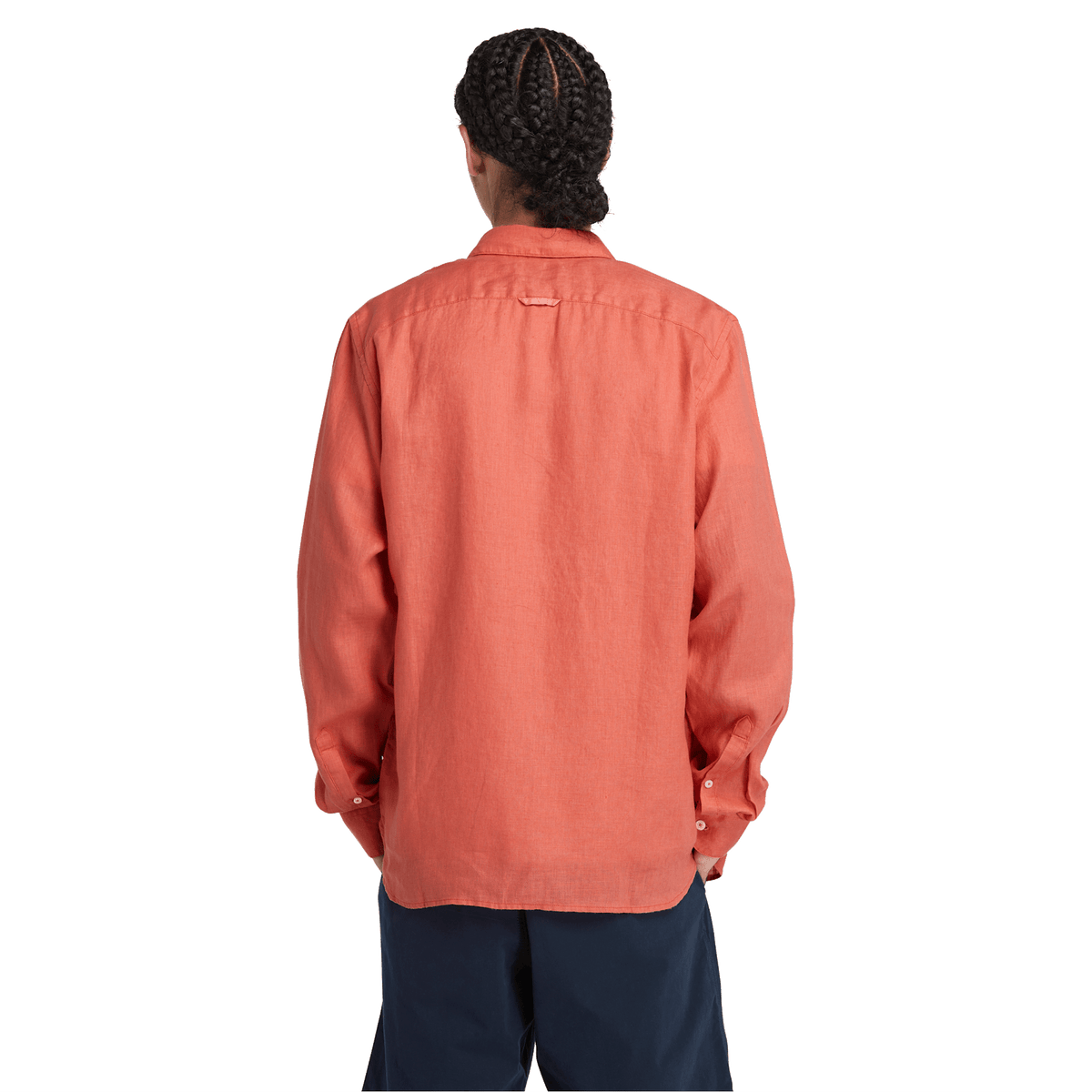 Mill Brook Linen Shirt Burnt Sienna-App