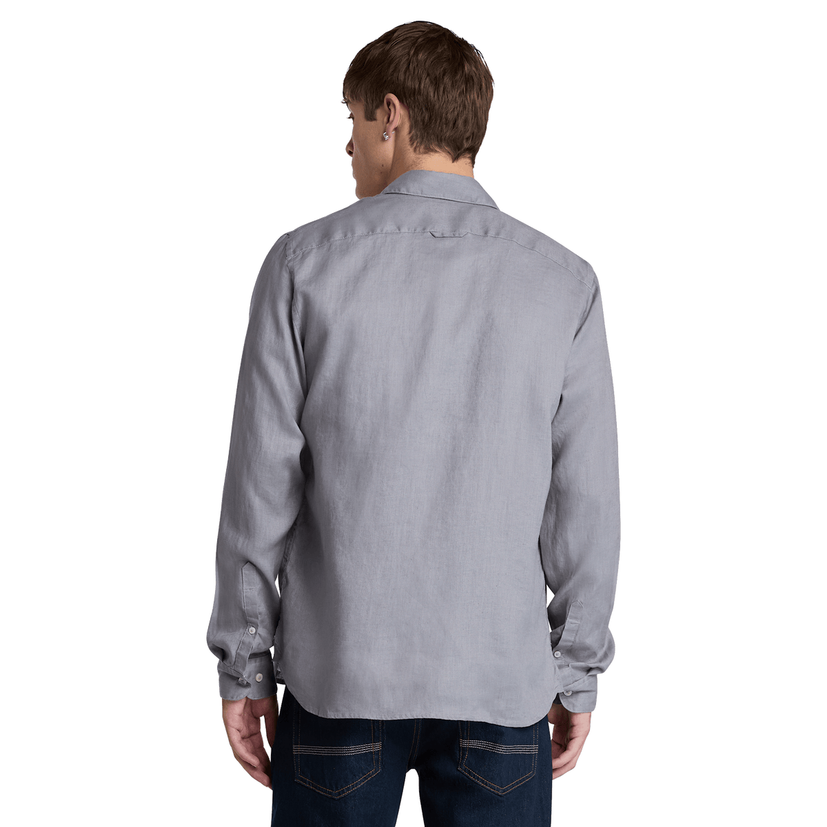 Mill Brook Linen Shirt Quicksilver Yd