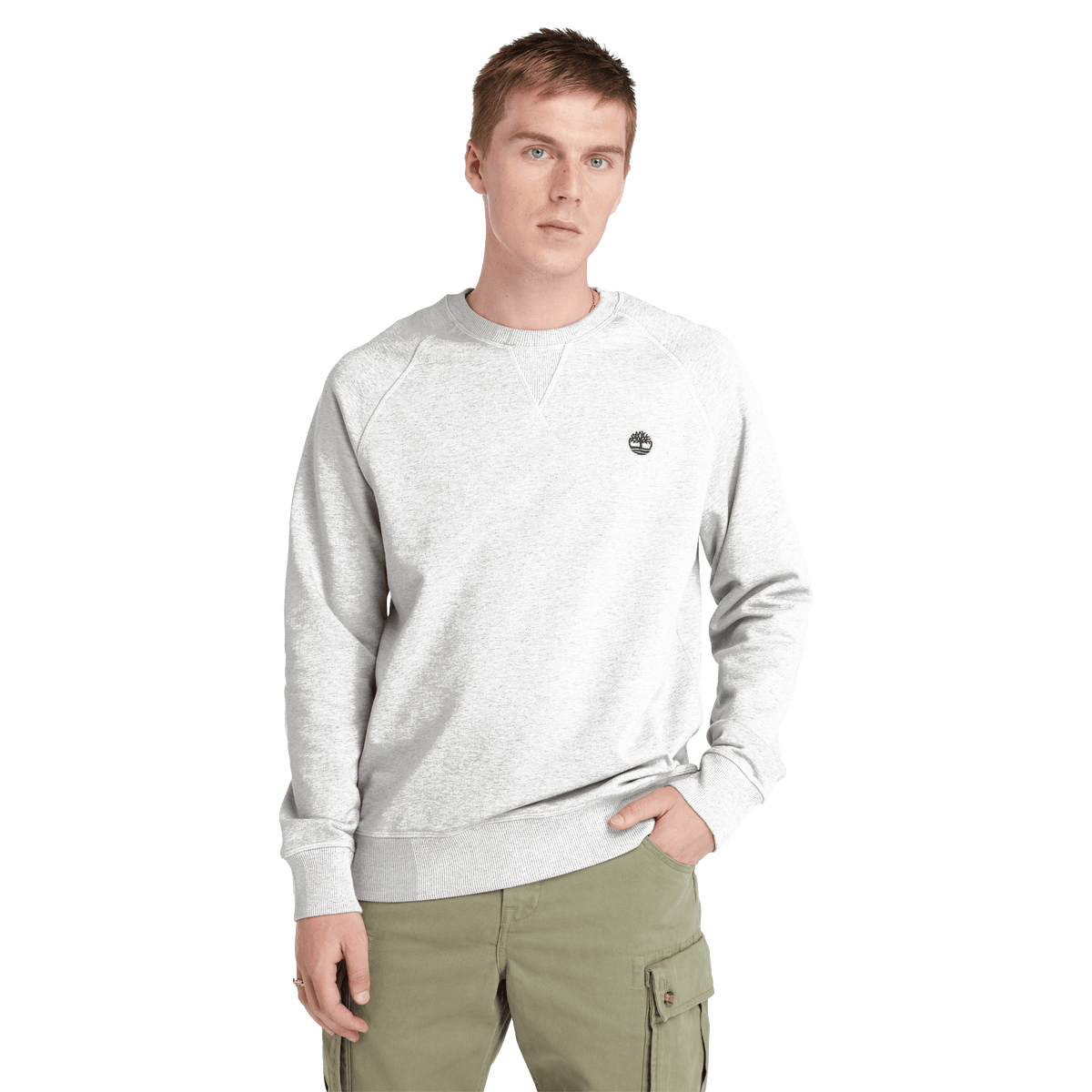 Exeter River Loopback Crew Neck Sweatshirt Medium Grey Heather