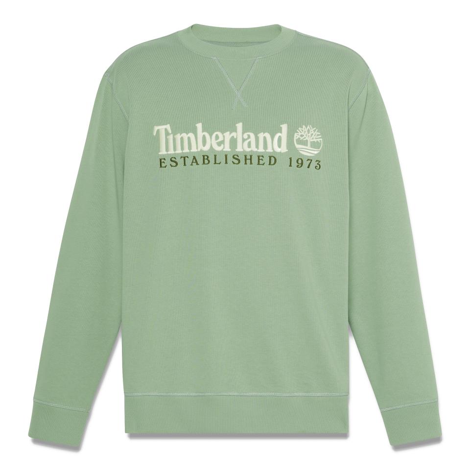 Established 1973 Embroidered Logo Crew Neck Sweatshirt Pro Green Bay