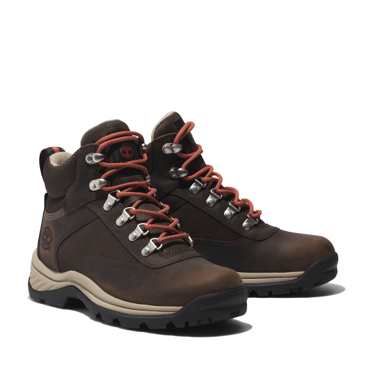 White Ledge Mid Lace Up Waterproof Hiking Boot Chocolate Brown