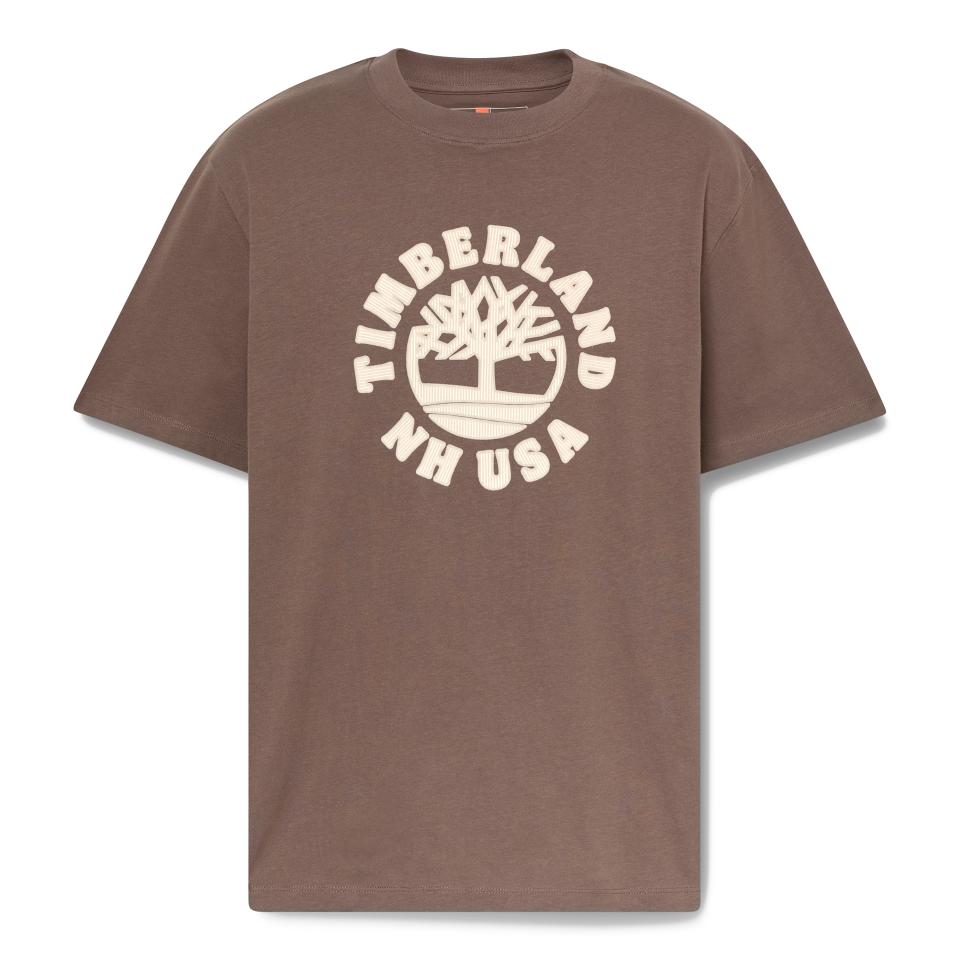 Holiday Front Graphic Ss Tee Chocolate Brown