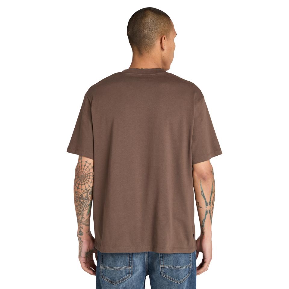 Holiday Front Graphic Ss Tee Chocolate Brown