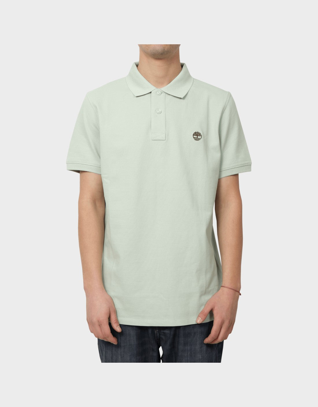 Millers River Pique Short Sleeve Polo Cameo Green