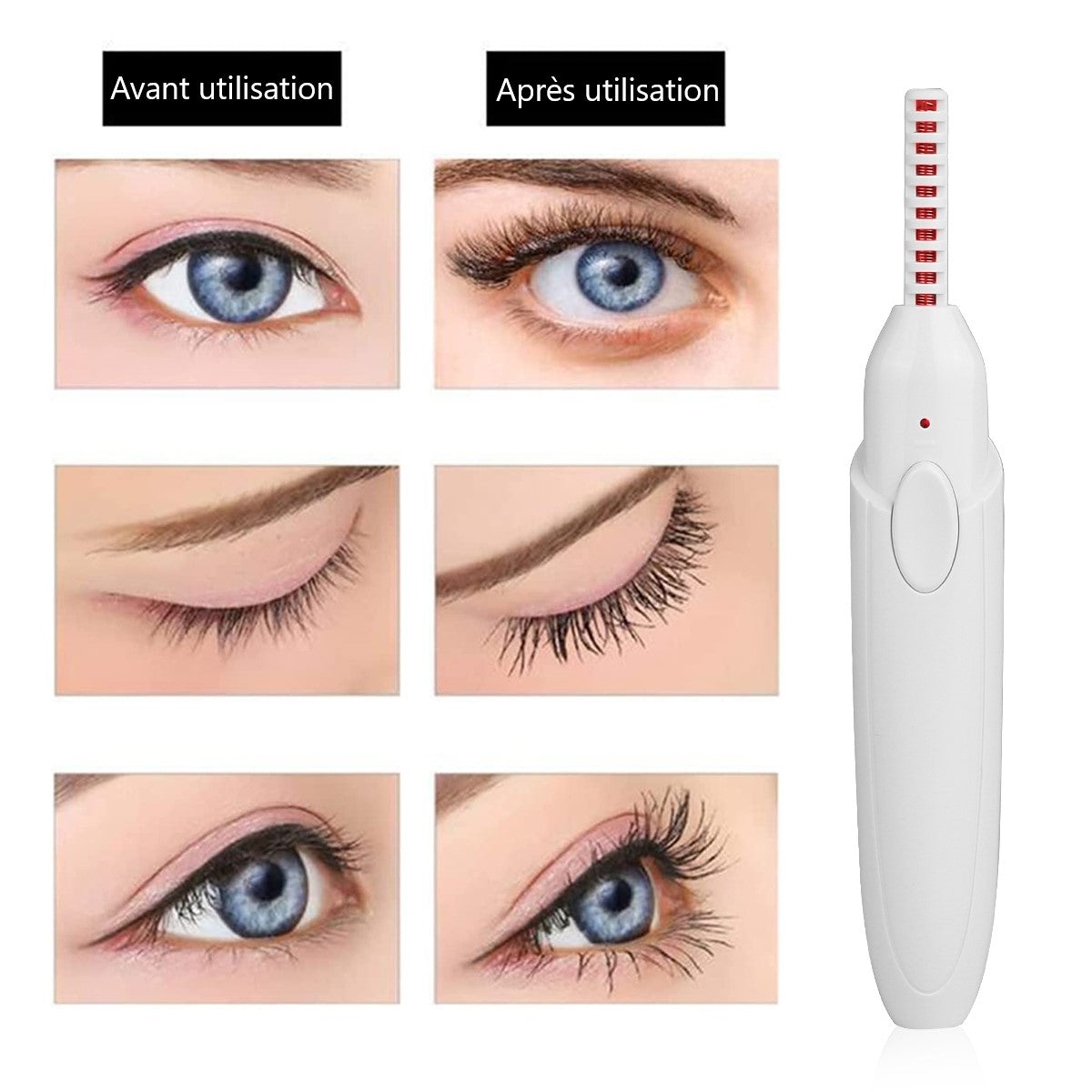 Recourbe Cils Chauffants - Blanc