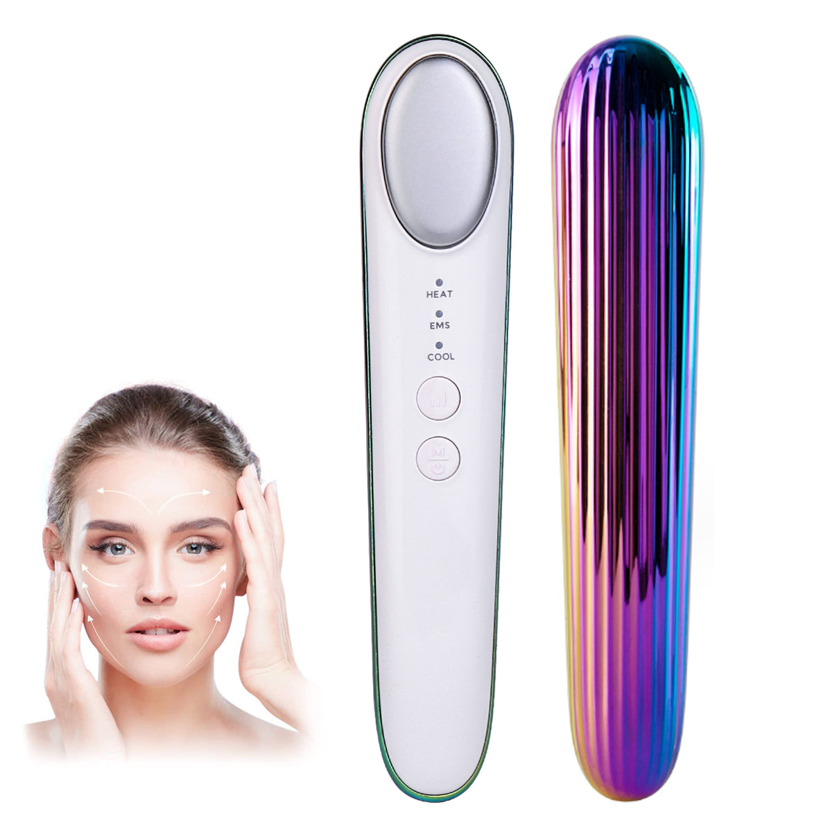 Masseur Oculaire A Pression Chaude Et Froide - Multicolor
