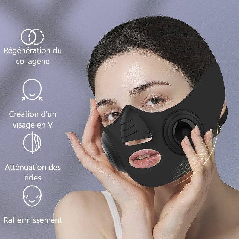 Masque Raffermissant Electrostimulation - Noir