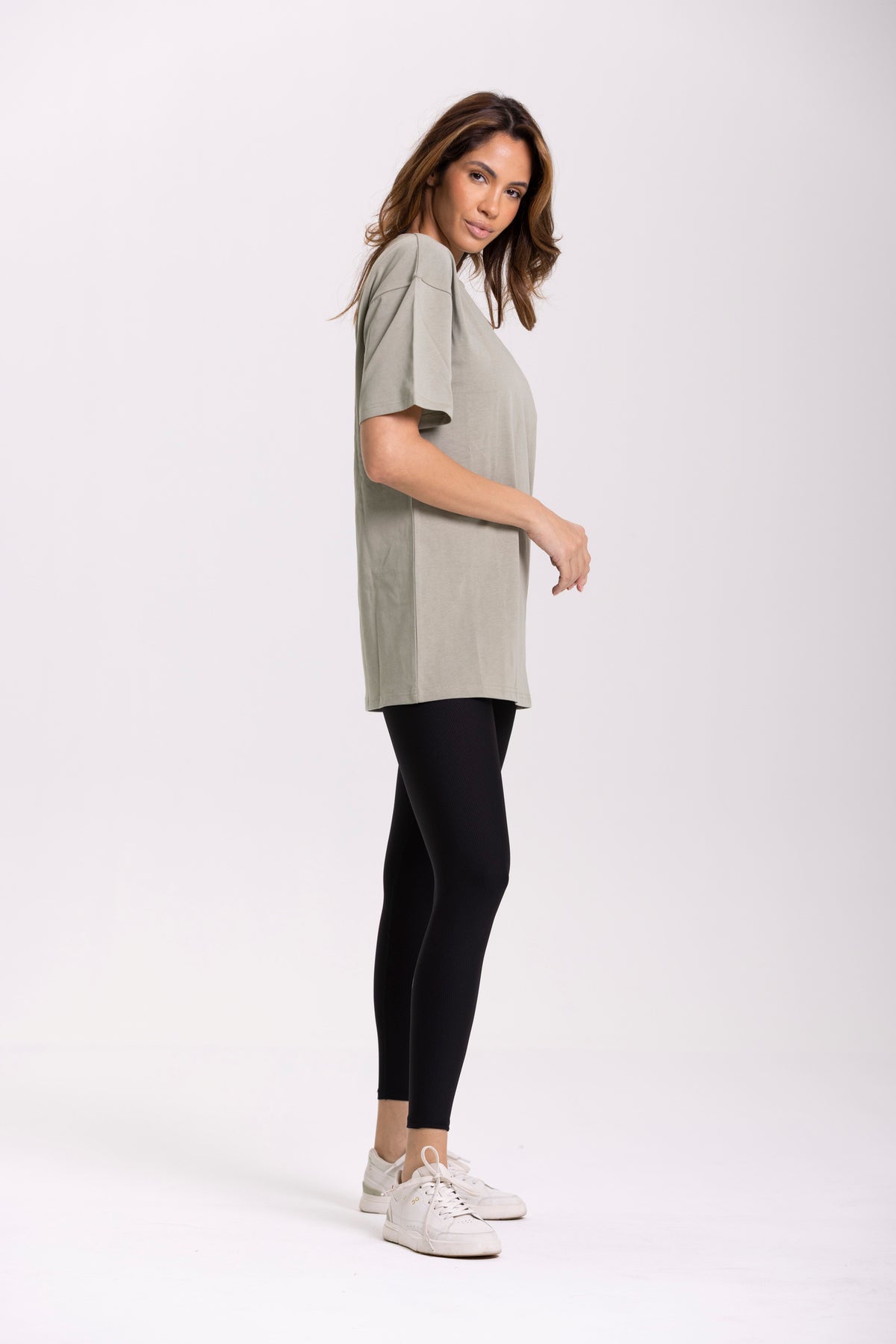 Tee Shirt Oversize  - Gris 